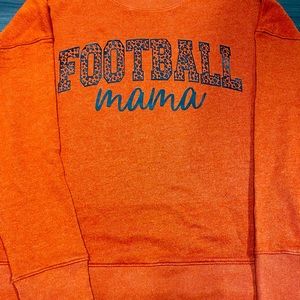 Get your Football Mama” sweaters today! Long Sleeve and comfortable!!